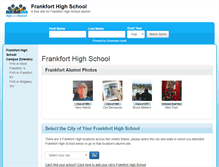 Tablet Screenshot of frankforthighschool.org